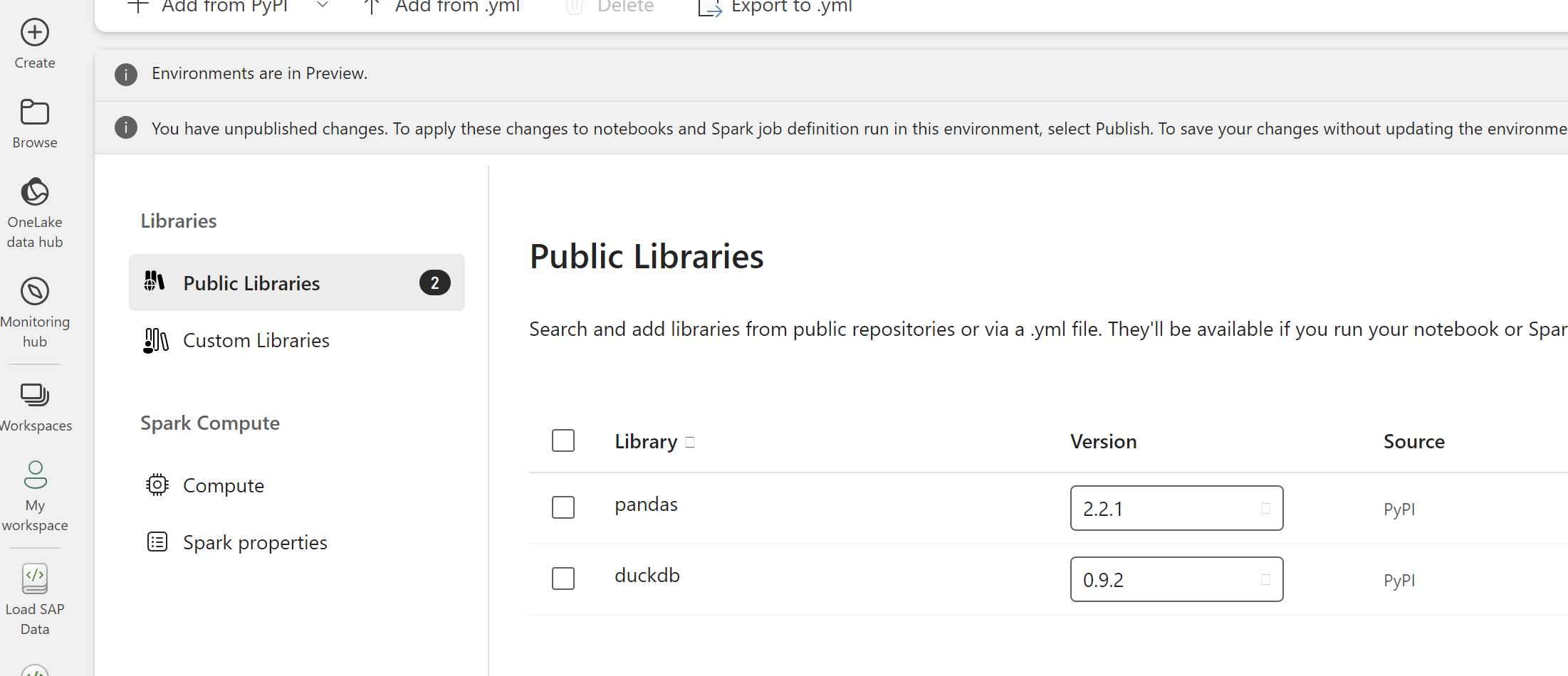 Creating a notebook in Microsoft Fabric