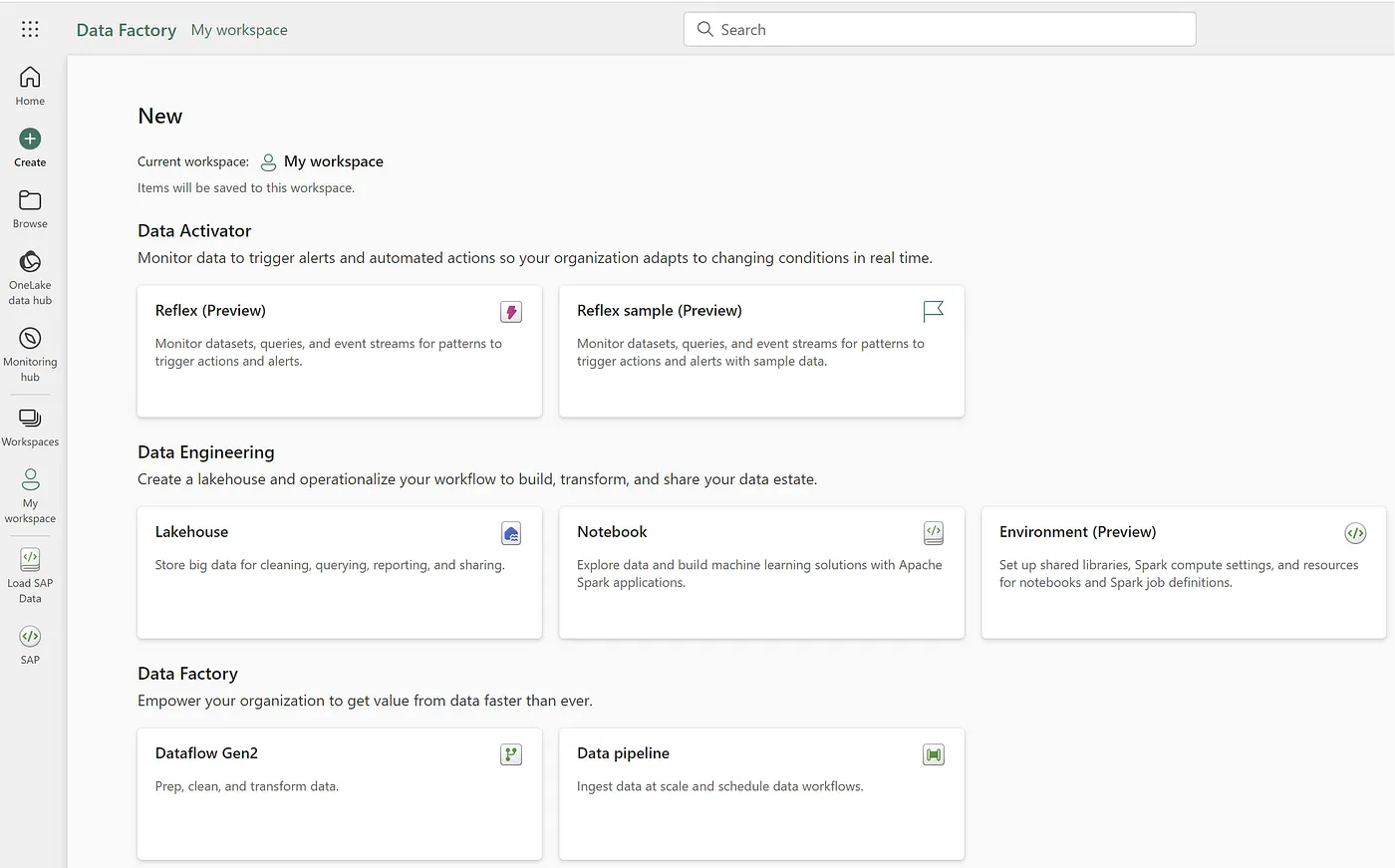 Creating a Spark/Delta package step in Fabric