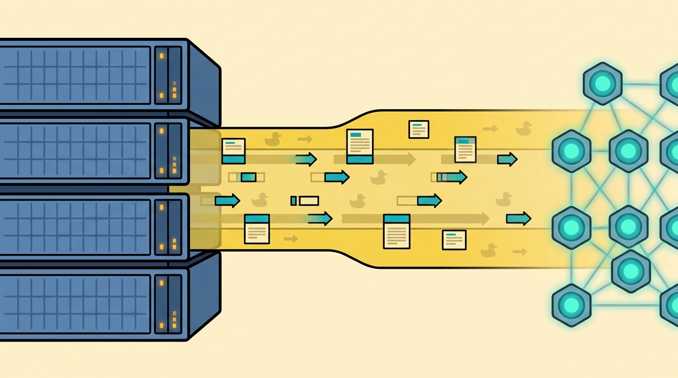 Data flowing out of SAP into a DuckDB-native AI stack